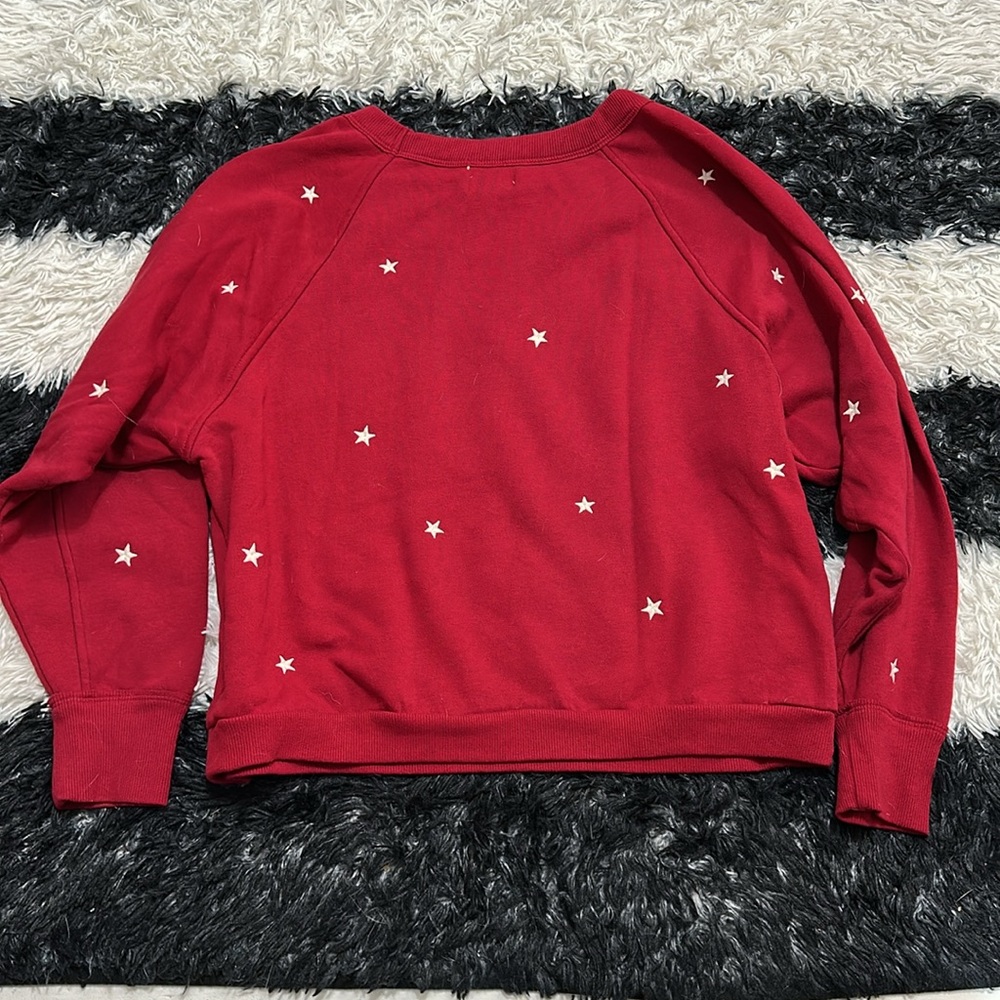 Universal Thread Red Star-Patterned Women's Cropp… - image 3